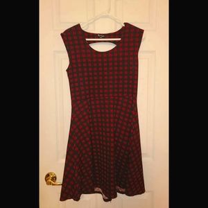 Checkered Short Dress